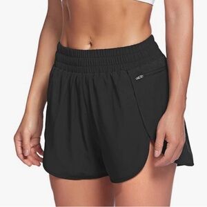 Lalala Black Athletic Side Slit Shorts size small